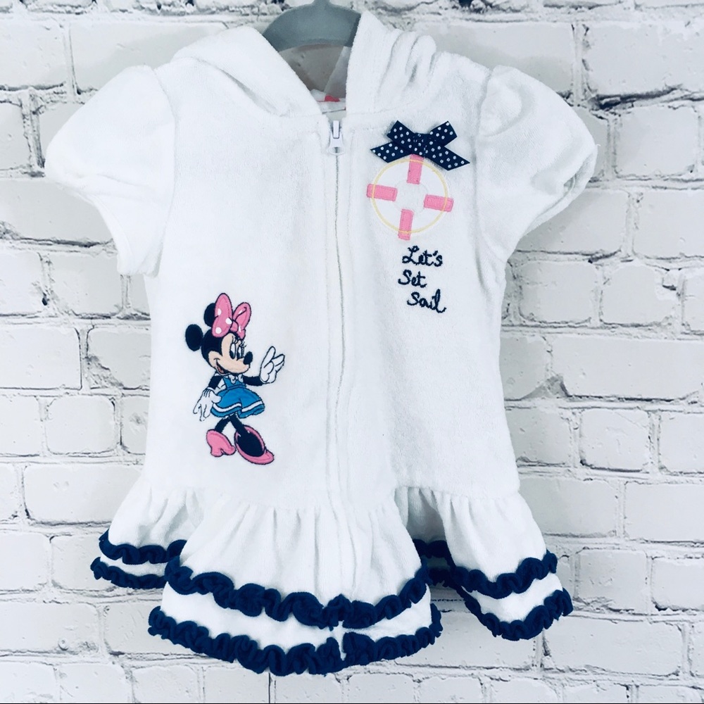 Disney Minne Mouse hooded hoodie jacket 6-9 months